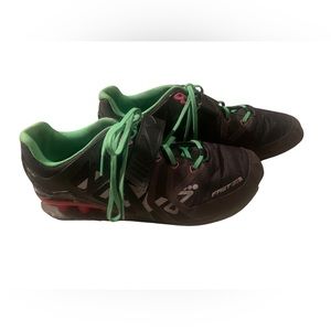 Inov-8 Weightlifting Flat Hard Sole Women’s Athletic Sneakers Pink Black 10